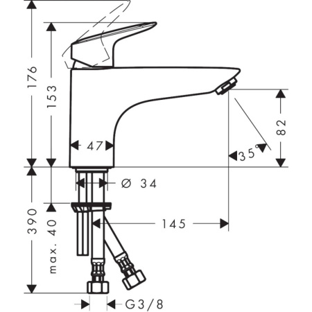 Смеситель Hansgrohe Logis 71311000