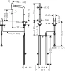 Смеситель Hansgrohe Metris 73818670