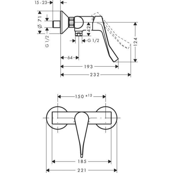 Смеситель Hansgrohe Focus 31916000