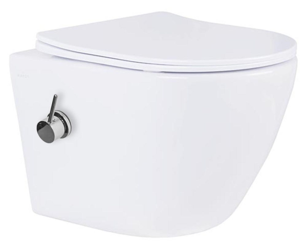 Комплект инсталляции Roxen StounFix Dual Fresh 962282 с унитазом Antares Bidet 530185-01X и кнопкой Steel 420260G