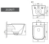 Подвесной унитаз Grado GD-W232R белый