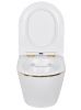 Подвесной унитаз Roxen Antares Gold 530110-01G