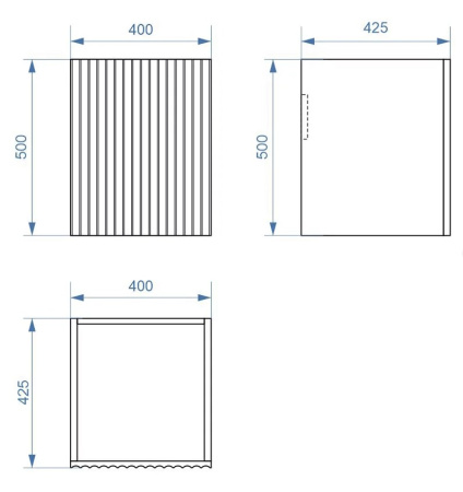 Тумба подвесная Vela 3D фасад 40П TU271752