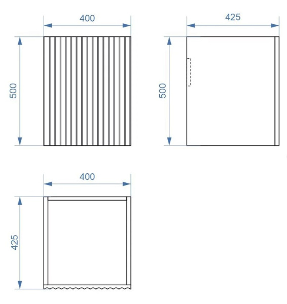 Тумба подвесная Vela 3D фасад 40П TU271752 Тумба подвесная Vela 3D фасад 40П TU271752