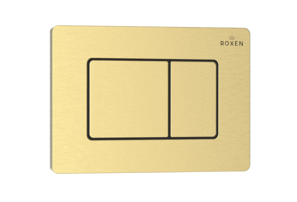 Комплект инсталляции для приставного унитаза Roxen Attach 968403 с кнопкой Roxen Steel 420280GB