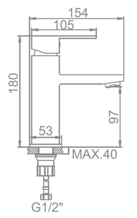 Смеситель Ledeme 71016