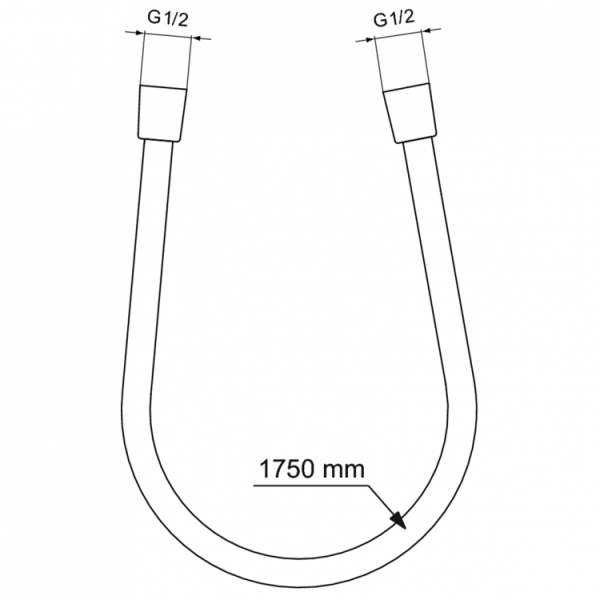 Шланг для душа Ideal Standard IdealRain BE175XG