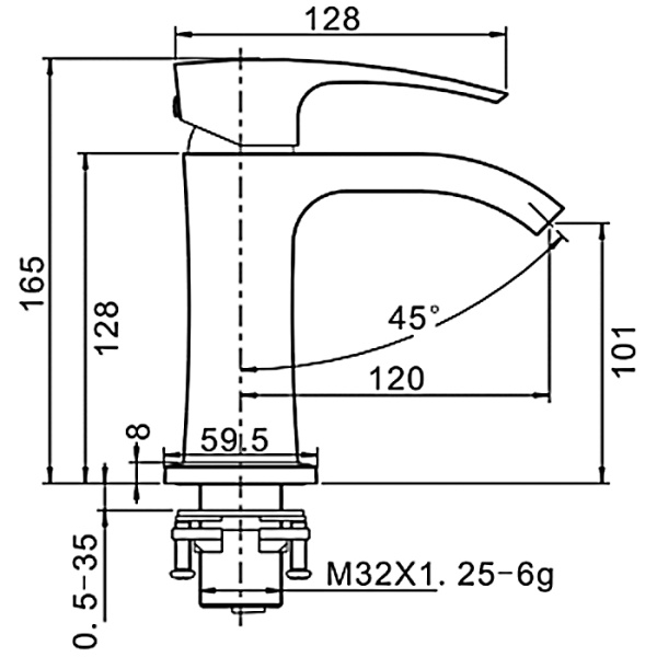 Смеситель Gappo G1007-1 Смеситель Gappo G1007-1