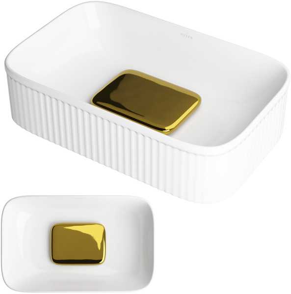 Умывальник Roxen Pablo Gold 55х35 570205