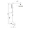 Душевая система Rose R1556T