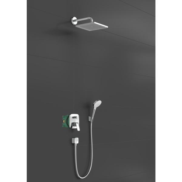 Душевая система встраиваемая термостатическая Hansgrohe Crometta Logis E 1jet 27957000