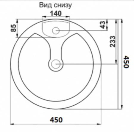 Умывальник CeramaLux 9008B