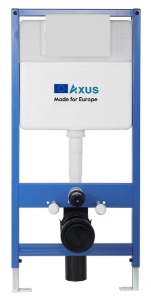 Комплект инсталляции Axus 011D с унитазом Axus 2318 и кнопкой 097HDW