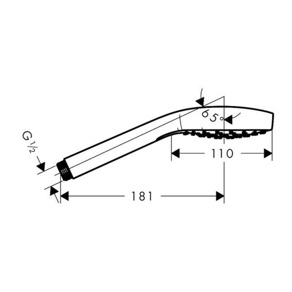 Душевая лейка Hansgrohe Croma E 1jet 26814670