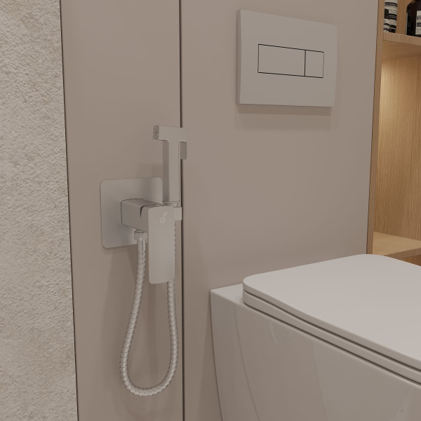 Смеситель для биде с гигиеническим душем Oliveeka OL-829003-CR