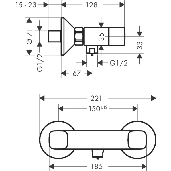 Смеситель Hansgrohe Logis 71263000