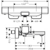 Смеситель термостатический Hansgrohe Ecostat 15774000