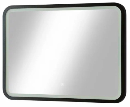 Зеркало Continent Enjoy Black LED 80 80х60