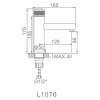 Смеситель Ledeme 1076U