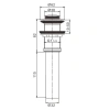 Донный клапан Rose RS13