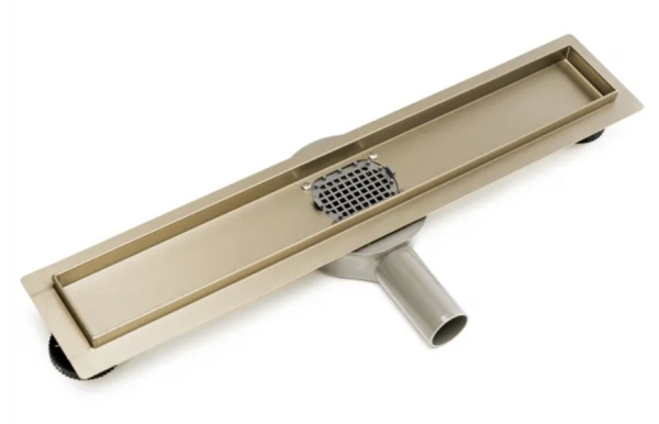 Трап для душа Rea Neo&Pure N Pro Mirror Gold двухсторонний 50