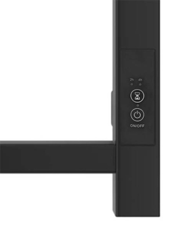 Полотенцесушитель электрический Roxen Square 11050-5385B 53х85