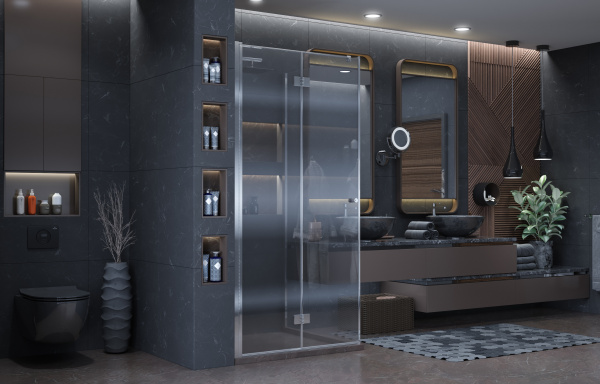 Душевое ограждение Ambassador Diamond 90x90 Левый