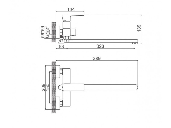 Смеситель с ручным душем Ledeme L2273W Смеситель с ручным душем Ledeme L2273W