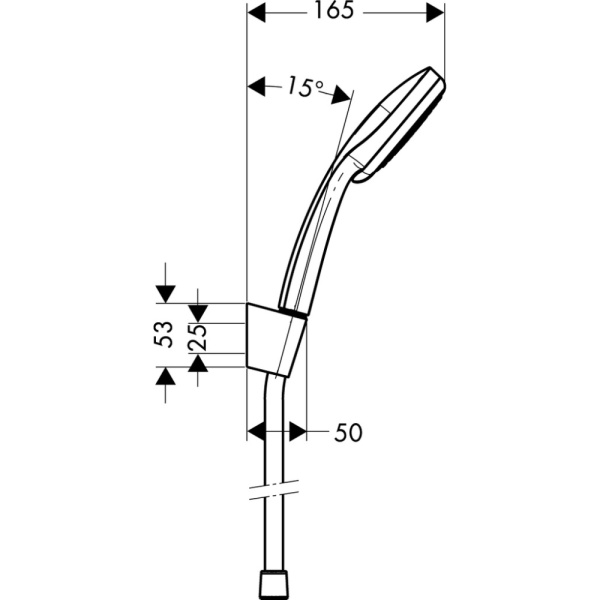 Душевой гарнитур Hansgrohe Croma 4jet Vario 27592000