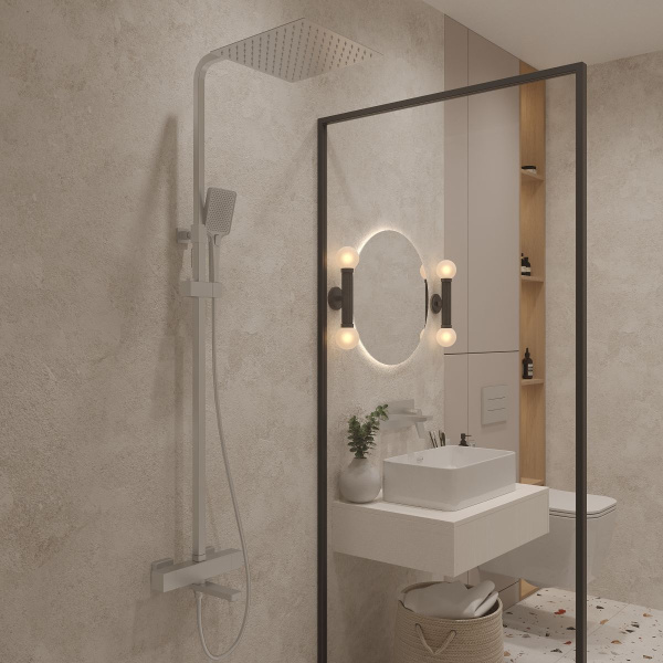 Душевая система термостатическая Oliveeka OL-739901-CR Душевая система термостатическая Oliveeka OL-739901-CR