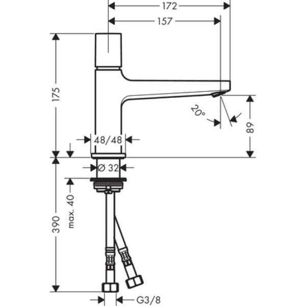 Смеситель Hansgrohe Metropol 32570000