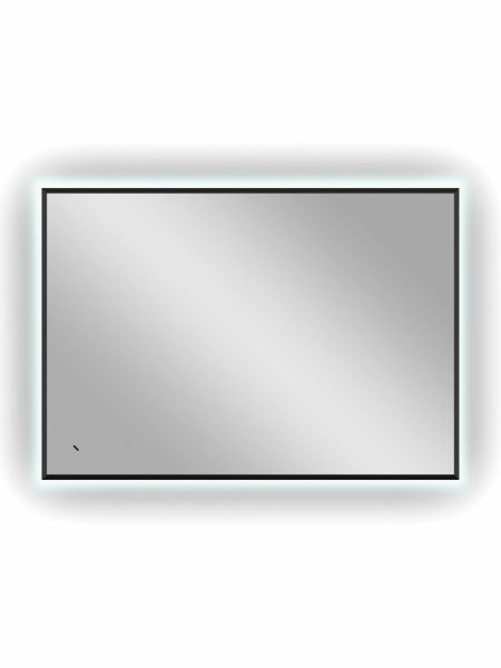 Зеркало Continent Meridian Black LED 100х70