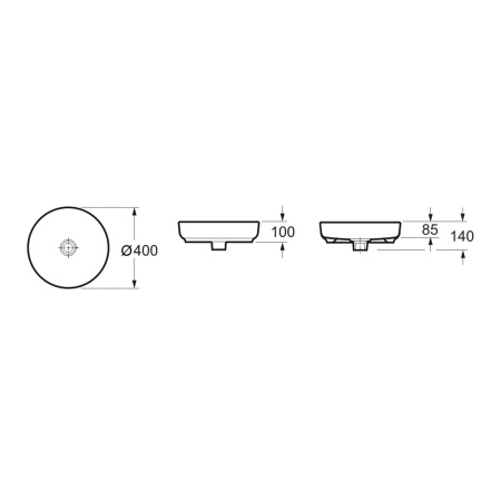Умывальник Lavinia Boho Bathroom Sink Slim 33311005