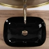 Умывальник Rea Belinda gold brush black U8780