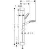 Душевой гарнитур Hansgrohe Crometta 2jet Vario Green 26555400