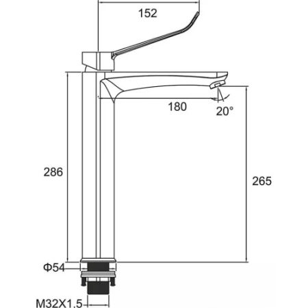 Смеситель Gappo G1021-26