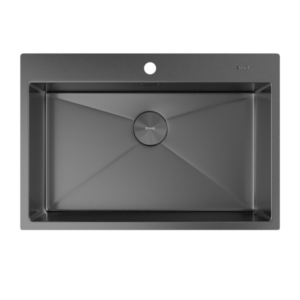 Кухонная мойка Zorg Zerox IF 75х50 PVD Gunblack Кухонная мойка Zorg Zerox IF 75х50 PVD Gunblack
