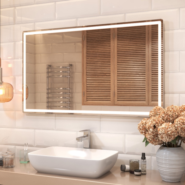 Зеркало Vigo Geometry Comfort 60х70 / 70х70 / 80х70 / 100х70 / 120х70 с подогревом детальное фото Зеркало Vigo Geometry Comfort 60х70 / 70х70 / 80х70 / 100х70 / 120х70 с подогревом