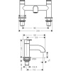 Смеситель Hansgrohe Vernis Blend 71442000
