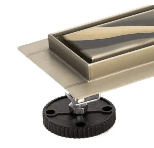 Трап для душа Rea Neo&Pure N Pro Mirror Gold двухсторонний 50
