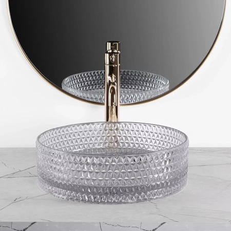 Умывальник Rea Cristal 35 Grey U9615