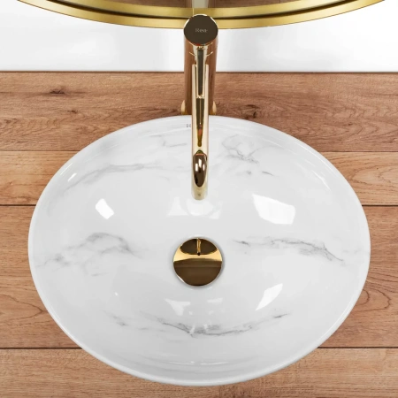 Умывальник Rea Sofia Nature Marble U6605