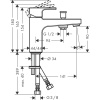 Смеситель Hansgrohe Vernis Shape 71464000