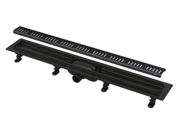 Душевой трап AlcaPlast APZ10 Black 550
