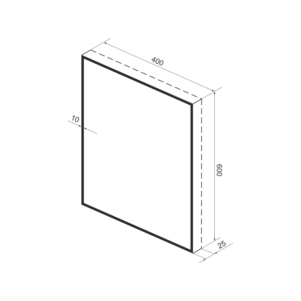 Зеркало Wellsee 7 Rays' Spectrum с фоновой LED-подсветкой 40х60