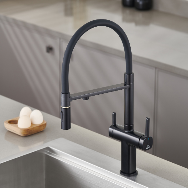 Смеситель для кухни под фильтр с гибким изливом Rose R358H