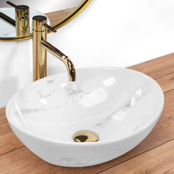 Умывальник Rea Sofia Nature Marble U6605