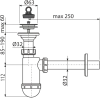 Сифон AlcaPlast A410