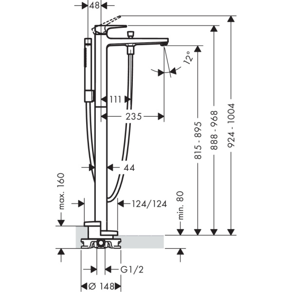 Смеситель Hansgrohe Metropol 32532700