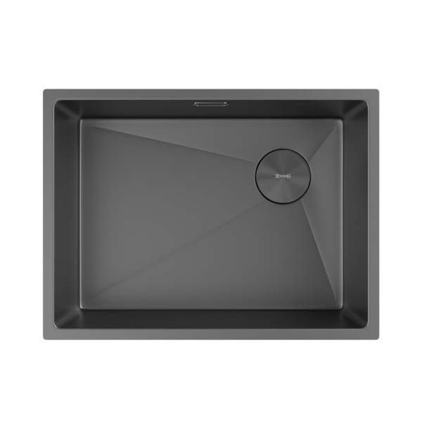 Кухонная мойка Zorg Zerox U/IF Side SF Zurinox 60х45 PVD Gunblack Кухонная мойка Zorg Zerox U/IF Side SF Zurinox 60х45 PVD Gunblack